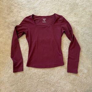 Trendy Queen Square Neck Long Sleeve